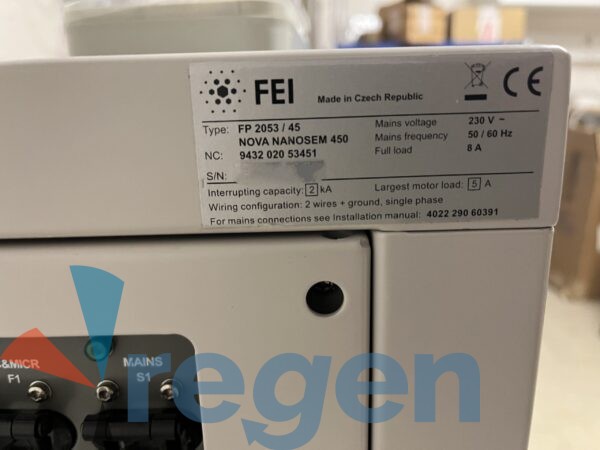 FEI Nova nanosem 450 FEG